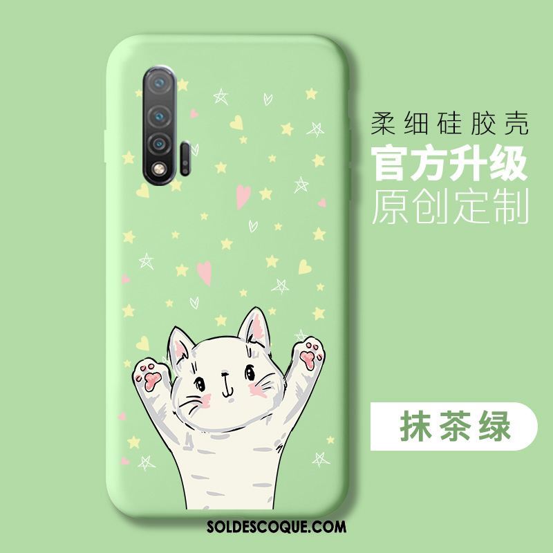 Coque Honor 20 Pro Protection Tout Compris Dessin Animé Vert Téléphone Portable Pas Cher