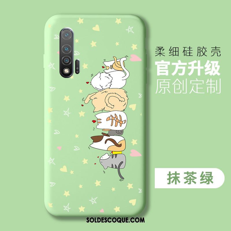 Coque Honor 20 Pro Protection Tout Compris Dessin Animé Vert Téléphone Portable Pas Cher