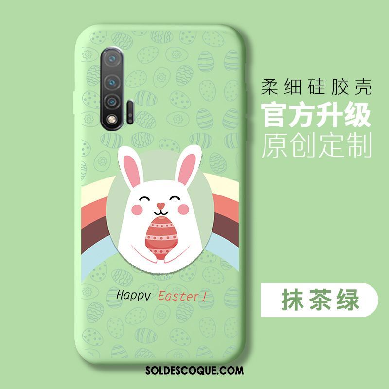 Coque Honor 20 Pro Protection Tout Compris Dessin Animé Vert Téléphone Portable Pas Cher