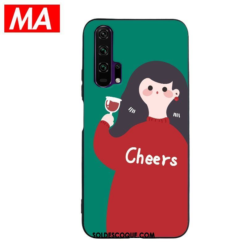 Coque Honor 20 Pro Téléphone Portable Silicone Charmant Vert Mode En Ligne