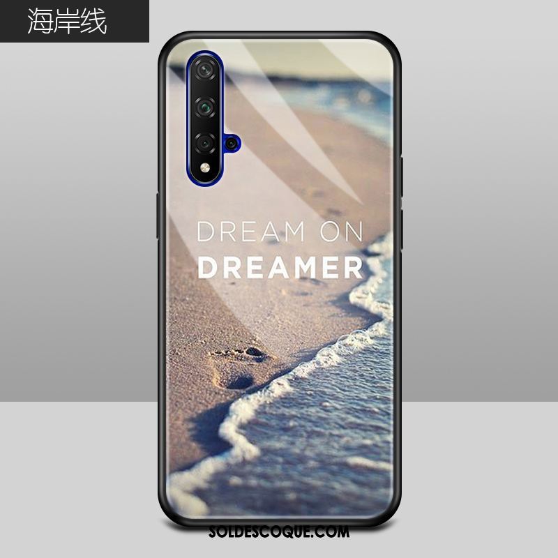 Coque Honor 20 Silicone Verre Créatif Personnalité Tendance Housse En Vente