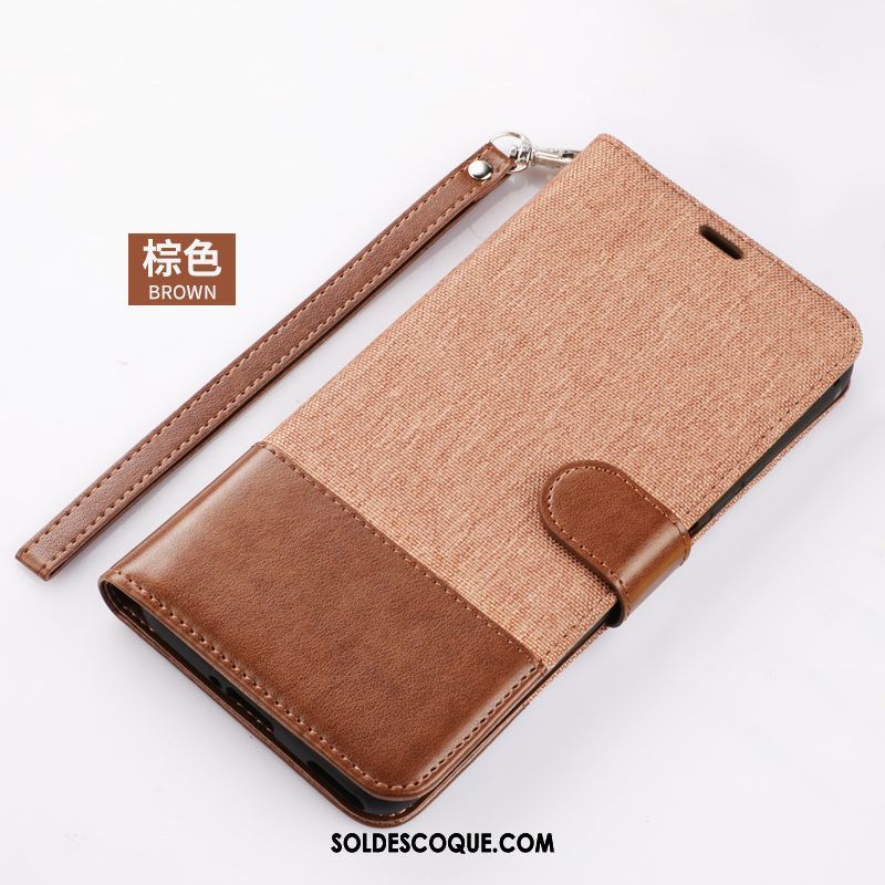 Coque Honor 30 Incassable Marron Étui Téléphone Portable Portefeuille En Ligne