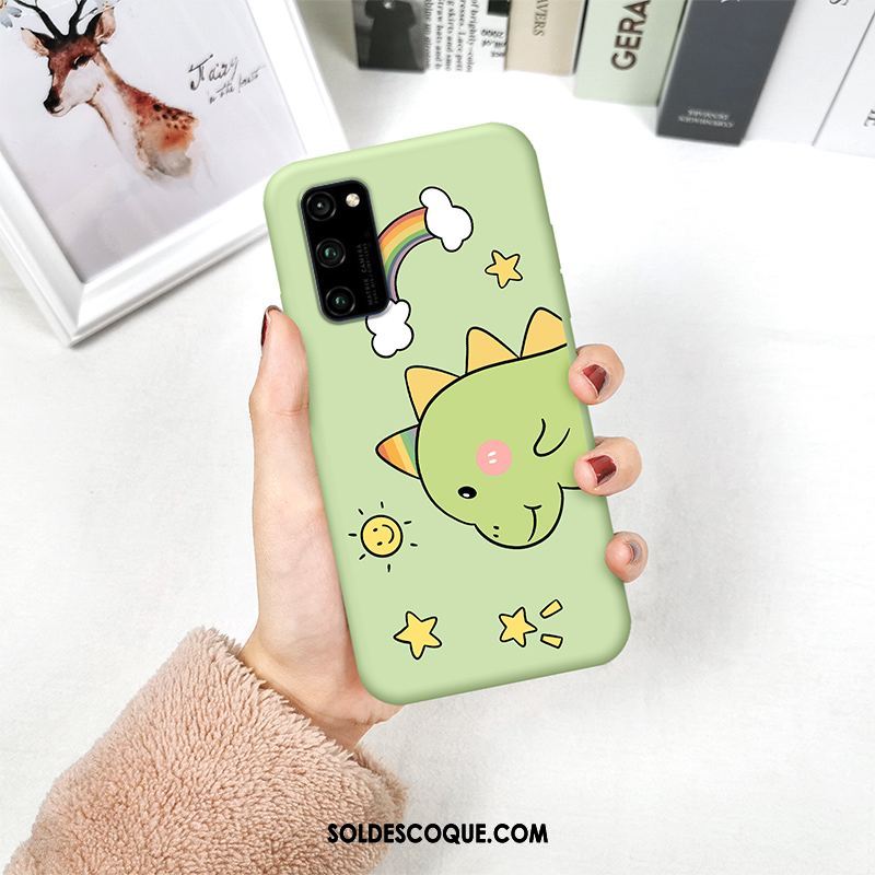 Coque Honor 30 Pro Créatif Cœur Vert Charmant Mignonne Housse France