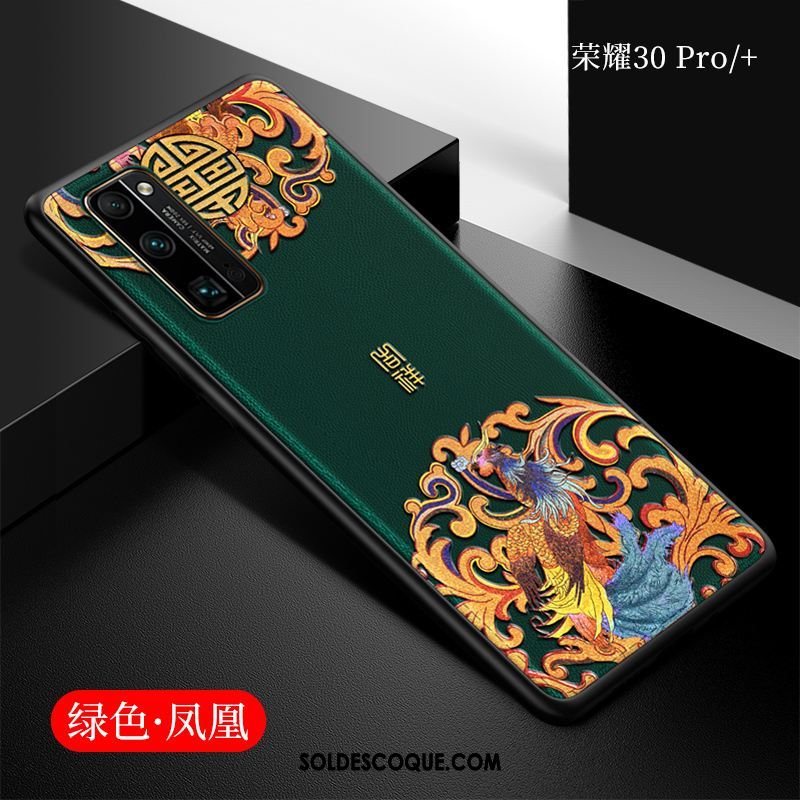 Coque Honor 30 Pro Marque De Tendance Téléphone Portable Fluide Doux Protection Vert En Vente