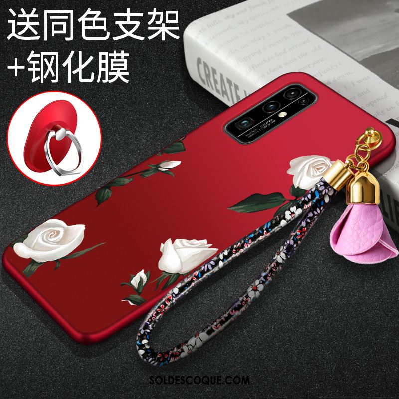 Coque Honor 30 Téléphone Portable Fluide Doux Protection Rouge Légère Housse En Vente