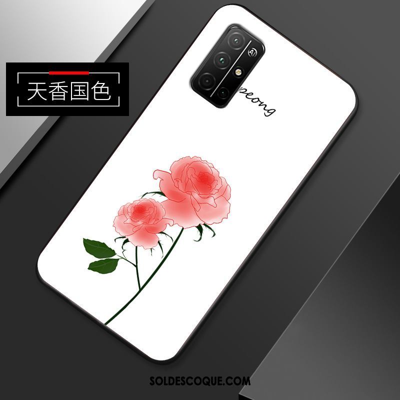 Coque Honor 30s Créatif Silicone Rose Protection Personnalité Soldes