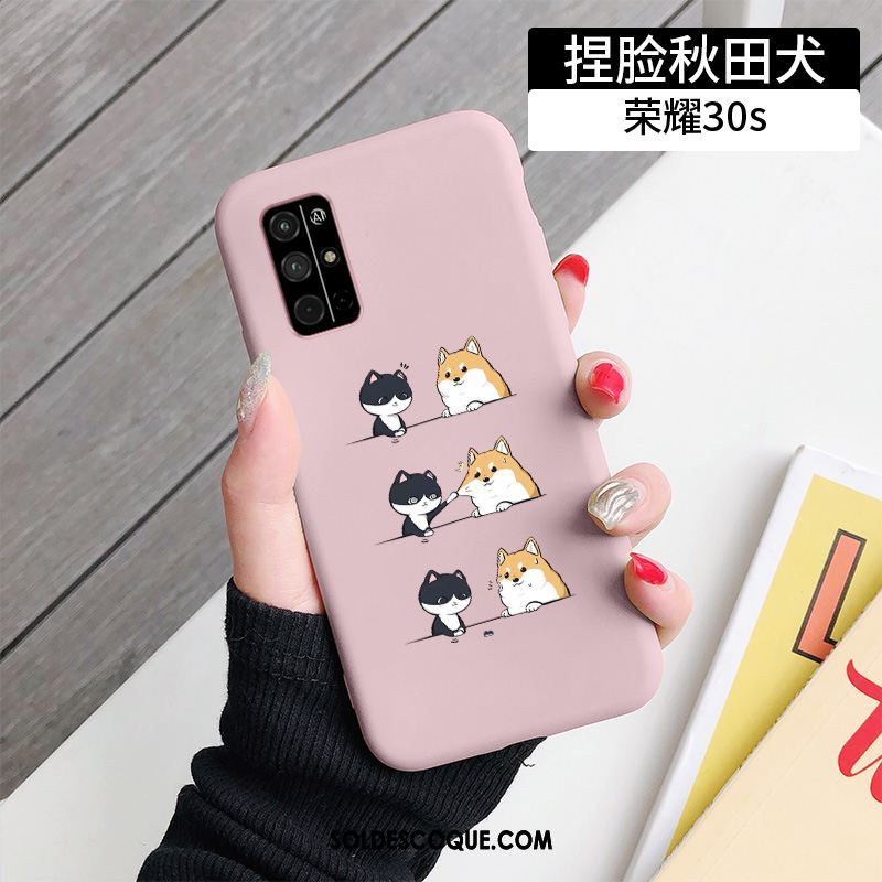 Coque Honor 30s Silicone Téléphone Portable Créatif Amoureux Dessin Animé Pas Cher