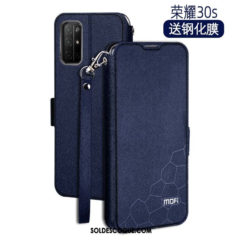 Coque Honor 30s Silicone Étui En Cuir Délavé En Daim Fluide Doux Téléphone Portable Housse En Vente