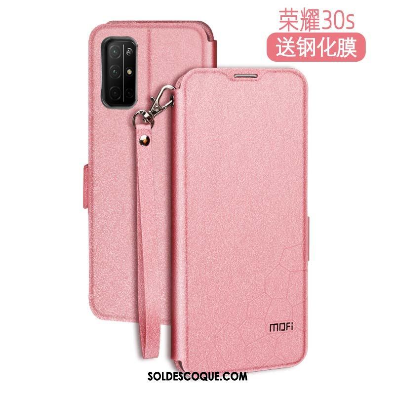 Coque Honor 30s Silicone Étui En Cuir Délavé En Daim Fluide Doux Téléphone Portable Housse En Vente