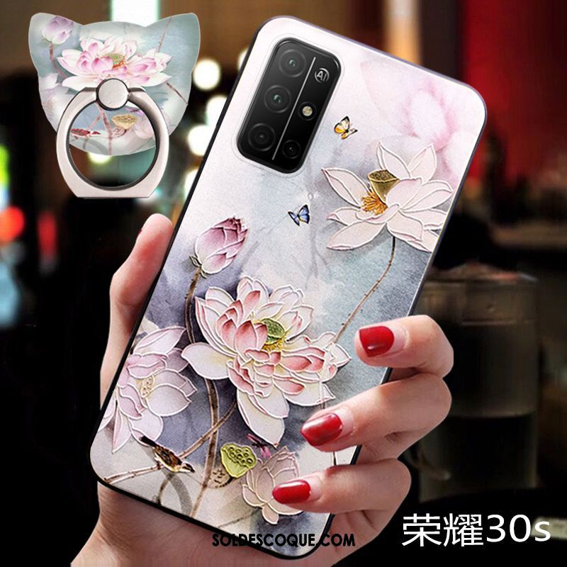 Coque Honor 30s Style Chinois Personnalisé Silicone Vintage Fleur Soldes