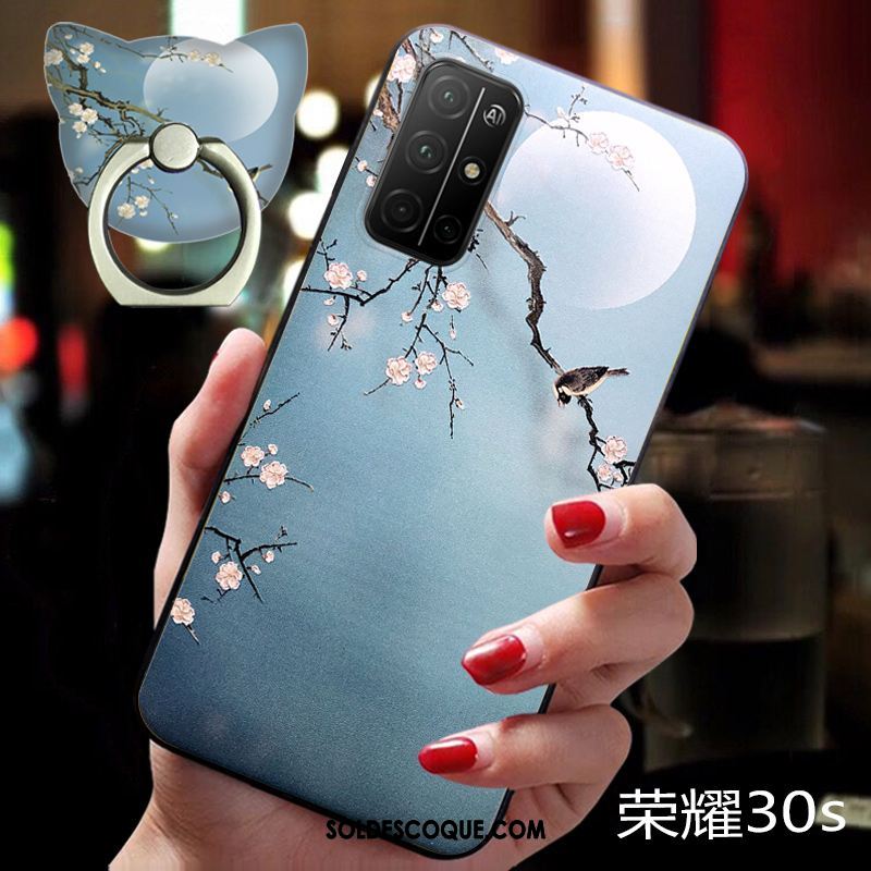 Coque Honor 30s Style Chinois Personnalisé Silicone Vintage Fleur Soldes