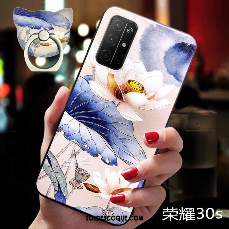 Coque Honor 30s Style Chinois Personnalisé Silicone Vintage Fleur Soldes