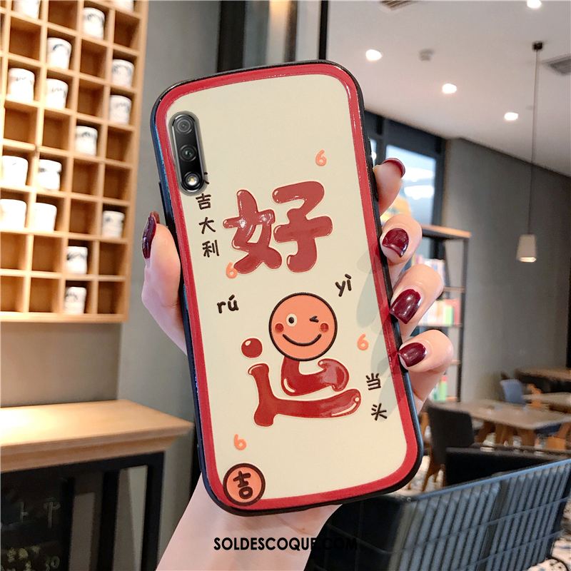 Coque Honor 9x Amoureux Dessin Animé Silicone Charmant Personnalité Soldes