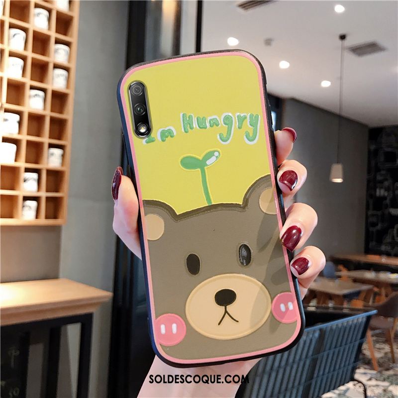 Coque Honor 9x Amoureux Dessin Animé Silicone Charmant Personnalité Soldes