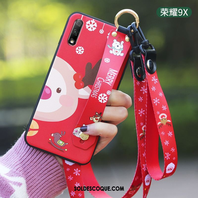 Coque Honor 9x Jeunesse Vent Elk Étui Rouge En Ligne