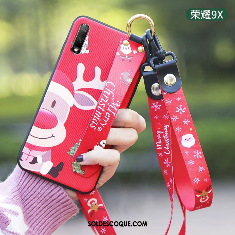 Coque Honor 9x Jeunesse Vent Elk Étui Rouge En Ligne