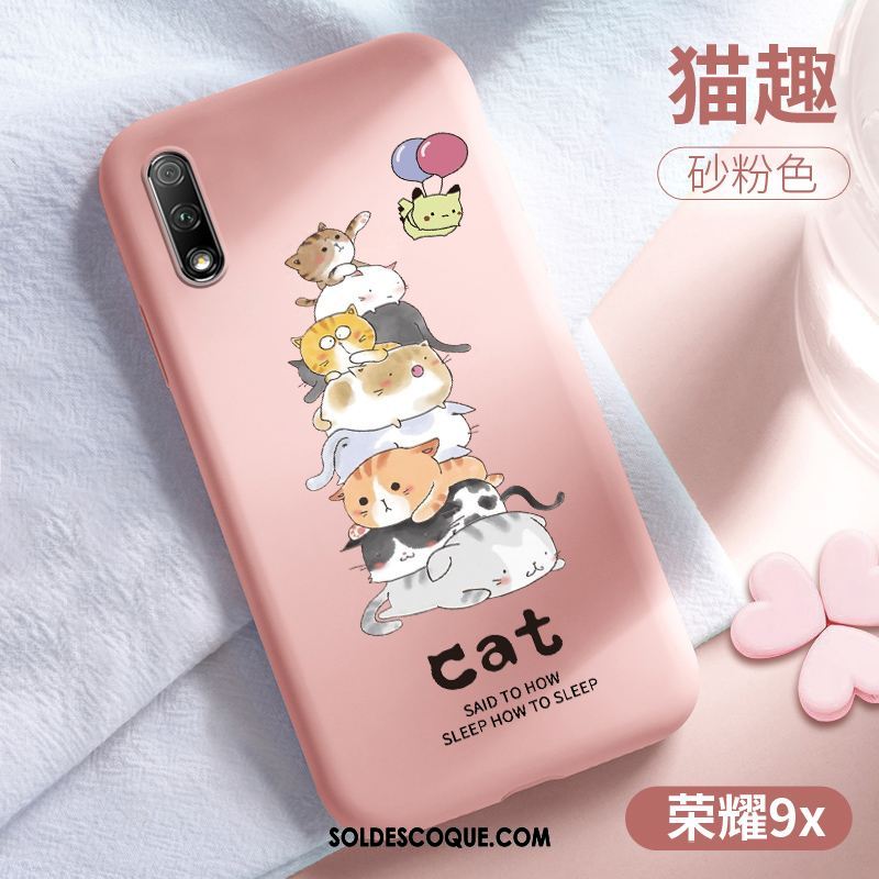 Coque Honor 9x Mode Créatif Rose Tendance Protection En Vente