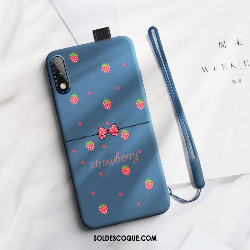 Coque Honor 9x Nouveau Bleu Fruit Dessin Animé Charmant En Ligne