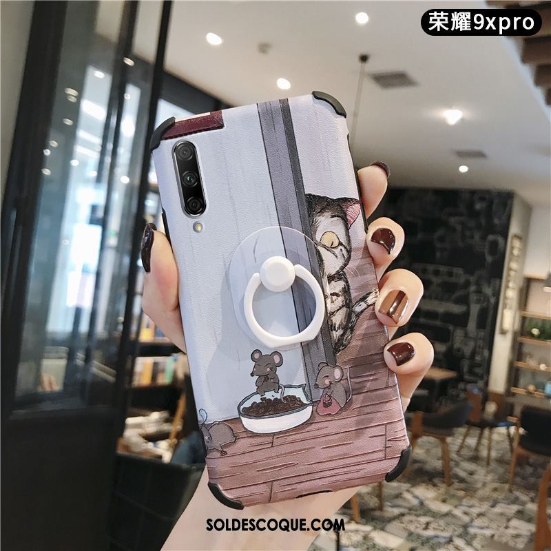 Coque Honor 9x Pro Fluide Doux Charmant Incassable Tout Compris Créatif Soldes