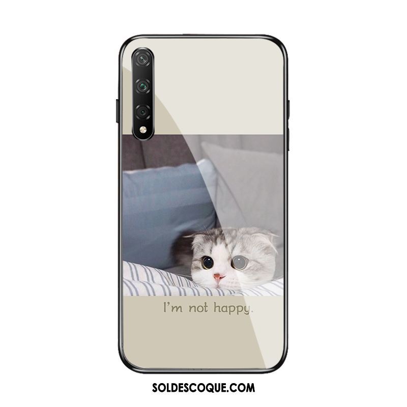 Coque Honor 9x Pro Jeunesse Téléphone Portable Verre Trempé Chat Charmant En Ligne