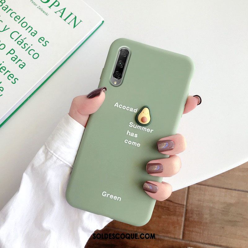 Coque Honor 9x Pro Tout Compris Amoureux Vert Rose Coque En Silicone En Ligne