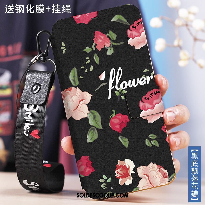 Coque Honor 9x Étui En Cuir Mode Noir Tout Compris Motif En Vente