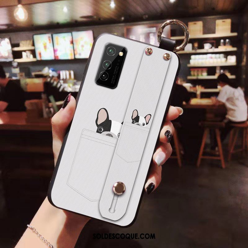 Coque Honor View30 Ornements Suspendus Blanc Protection Fluide Doux Dessin Animé En Vente