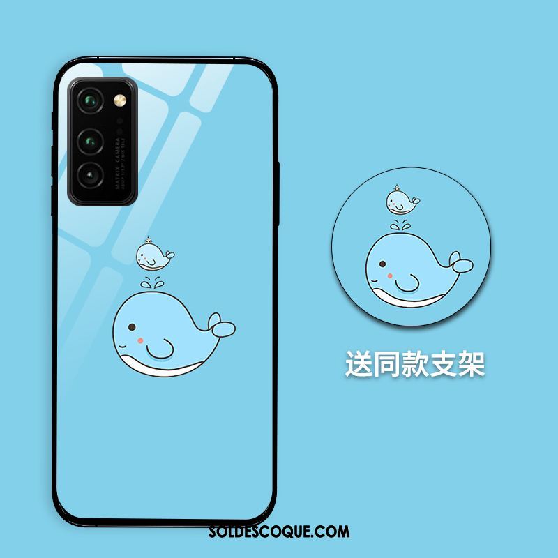 Coque Honor View30 Pro Couleur Unie Dessin Animé Animal Amoureux Personnalité En Ligne