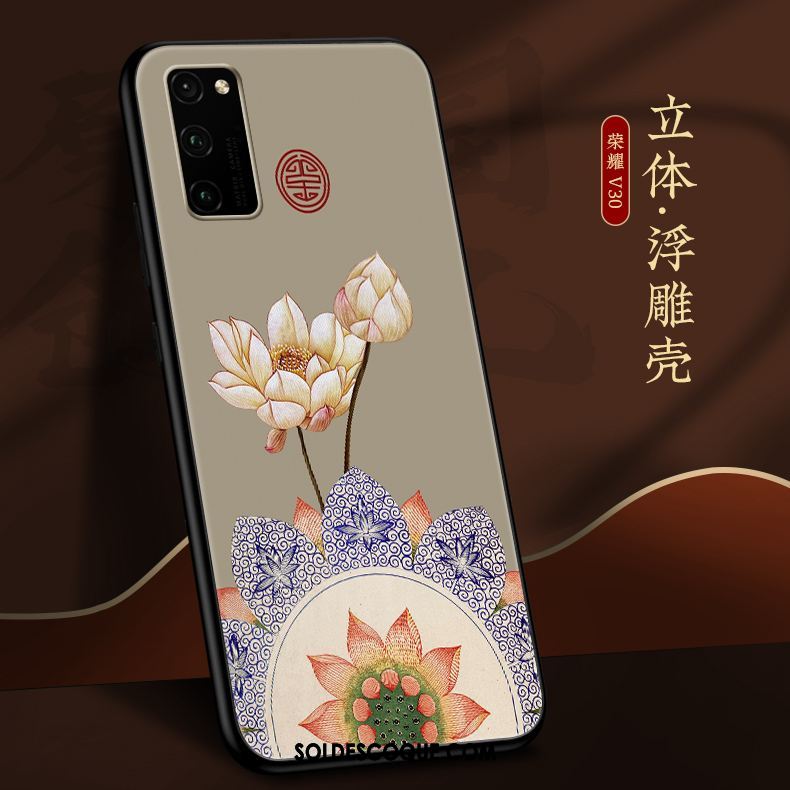 Coque Honor View30 Pro Créatif Délavé En Daim Personnalité Nouveau Ornements Suspendus Pas Cher