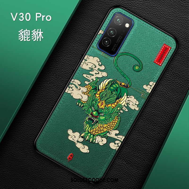 Coque Honor View30 Pro Cuir Vintage Incassable Créatif Tout Compris Soldes