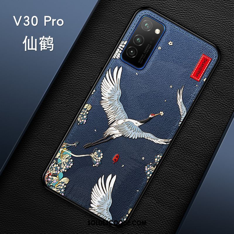 Coque Honor View30 Pro Cuir Vintage Incassable Créatif Tout Compris Soldes