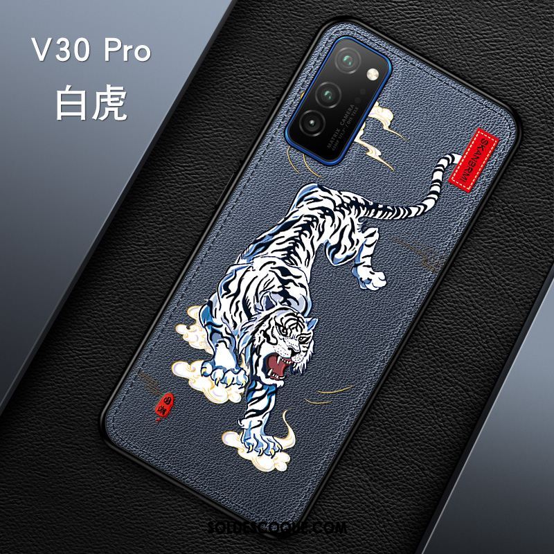 Coque Honor View30 Pro Cuir Vintage Incassable Créatif Tout Compris Soldes