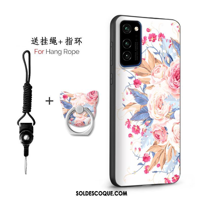 Coque Honor View30 Pro Fluide Doux Délavé En Daim Protection Étui Personnalité En Ligne