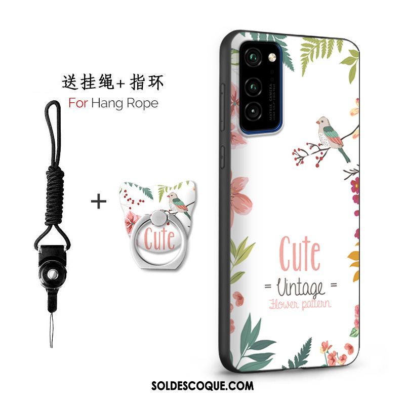 Coque Honor View30 Pro Fluide Doux Délavé En Daim Protection Étui Personnalité En Ligne