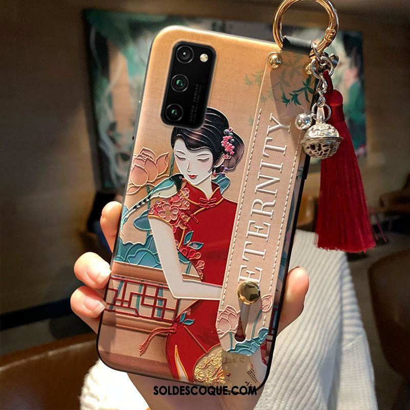 Coque Honor View30 Pro Incassable Fluide Doux Nouveau Style Chinois Très Mince Housse Soldes