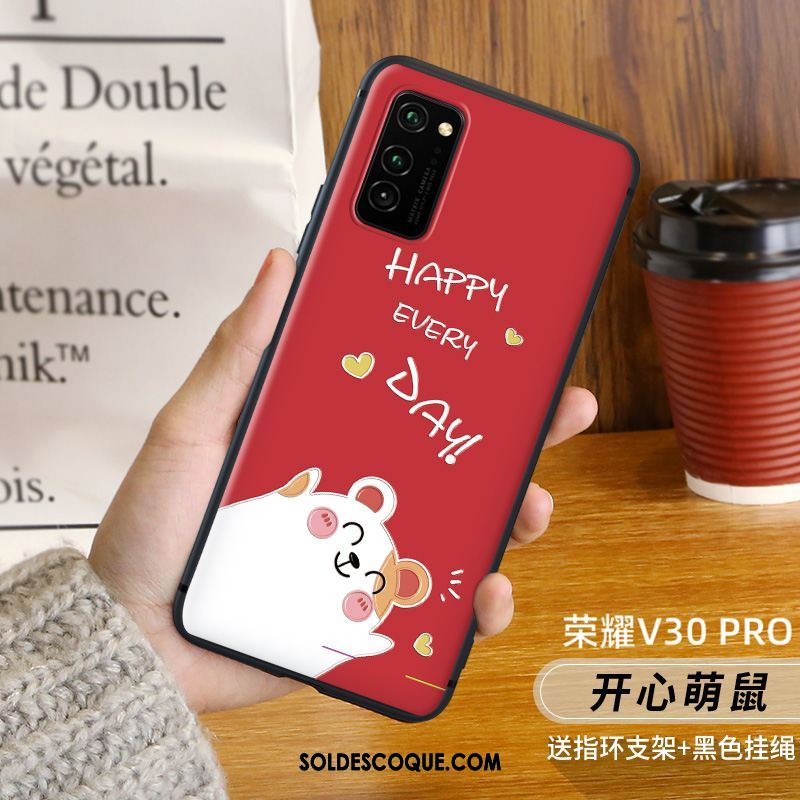 Coque Honor View30 Pro Noël Créatif Simple Chat Très Mince Soldes