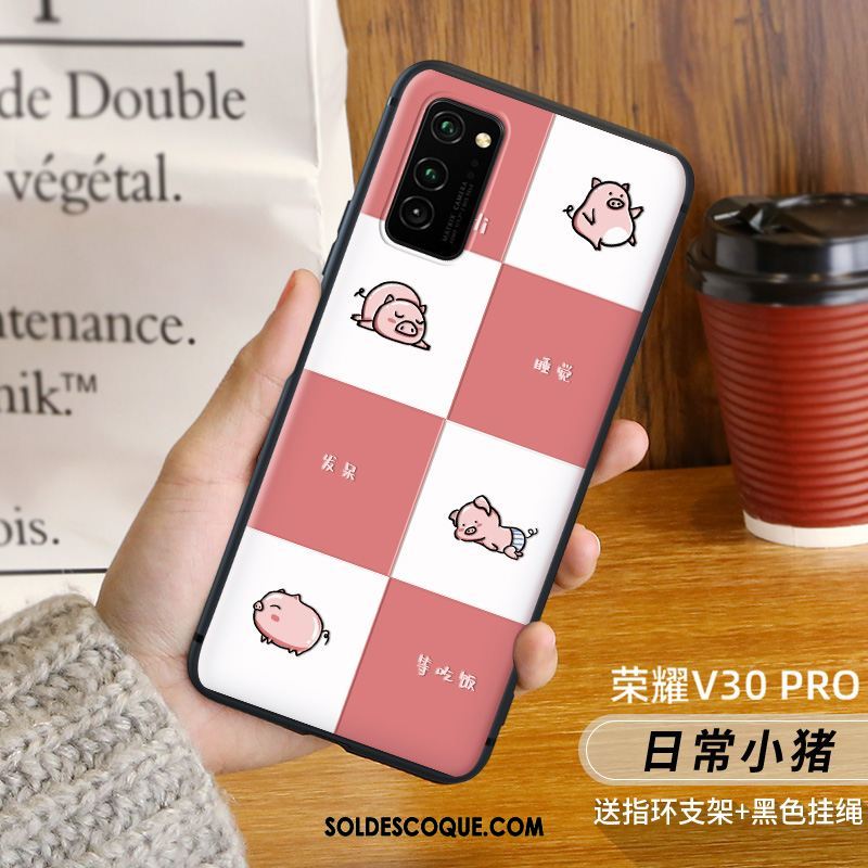 Coque Honor View30 Pro Noël Créatif Simple Chat Très Mince Soldes