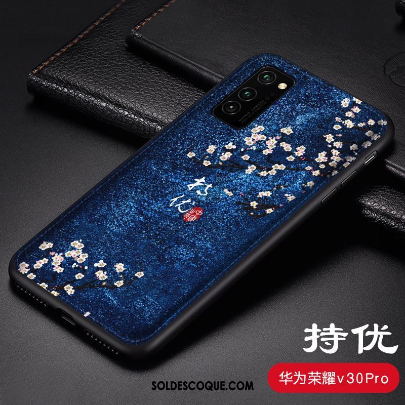 Coque Honor View30 Pro Tout Compris Silicone Gaufrage Protection Incassable Soldes