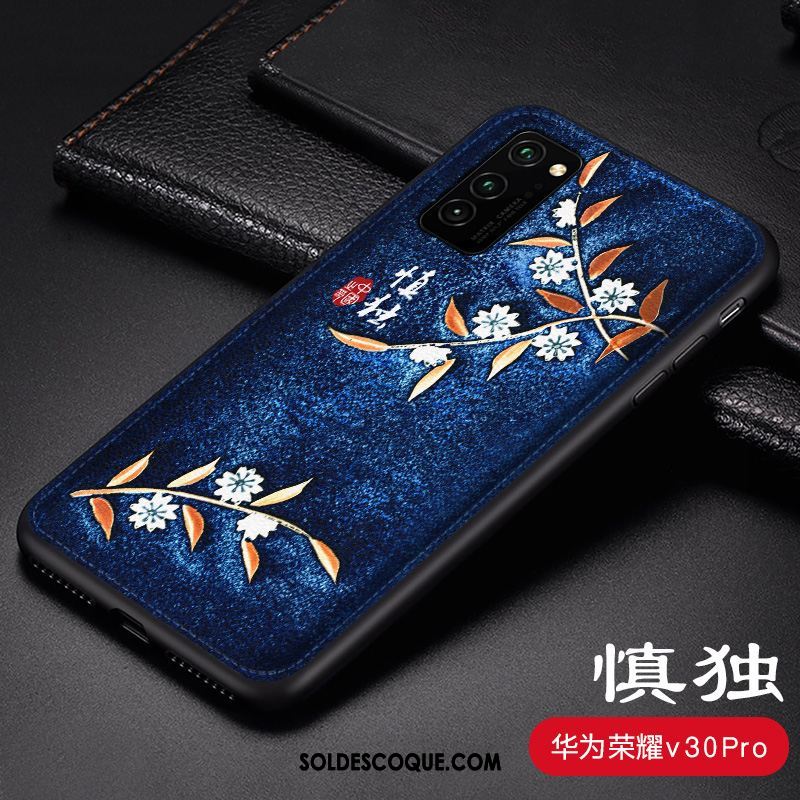 Coque Honor View30 Pro Tout Compris Silicone Gaufrage Protection Incassable Soldes