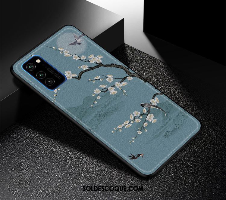 Coque Honor View30 Pro Téléphone Portable Tout Compris Style Chinois Étui Modèle Fleurie Housse Soldes