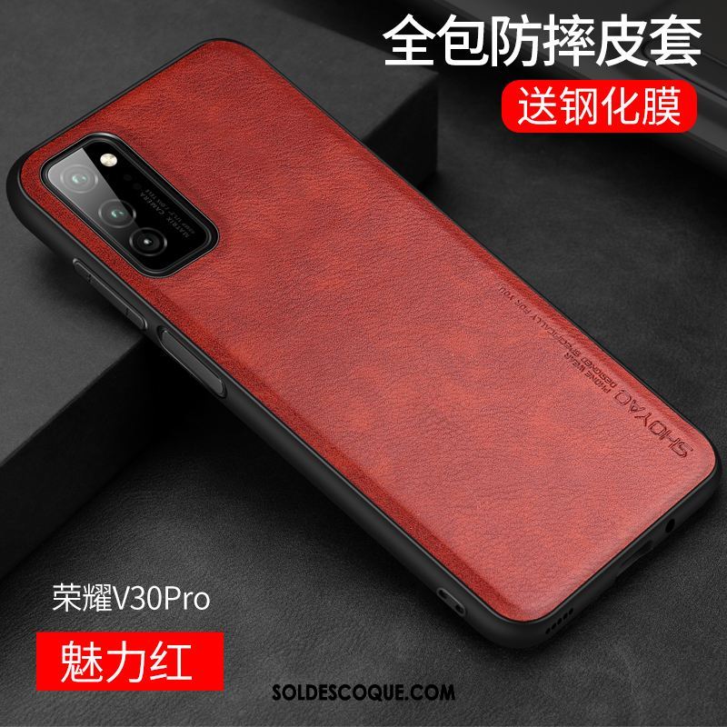 Coque Honor View30 Pro Étui Étui En Cuir Tout Compris Téléphone Portable Personnalité Soldes