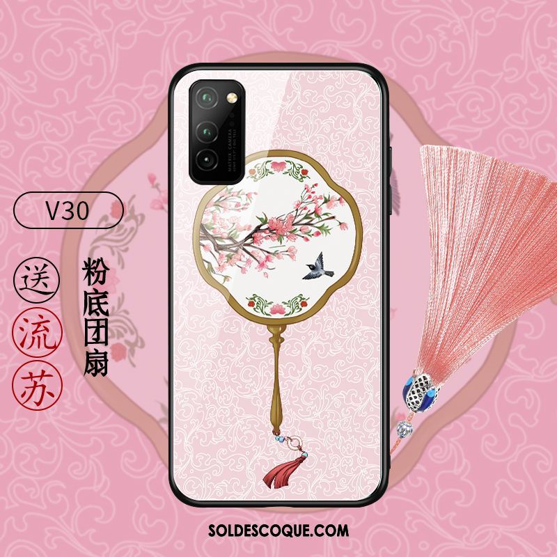 Coque Honor View30 Sculpté Incassable Classiques Style Chinois Personnalité Soldes