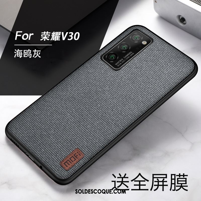 Coque Honor View30 Étui Personnalité Bleu Protection Nouveau En Ligne