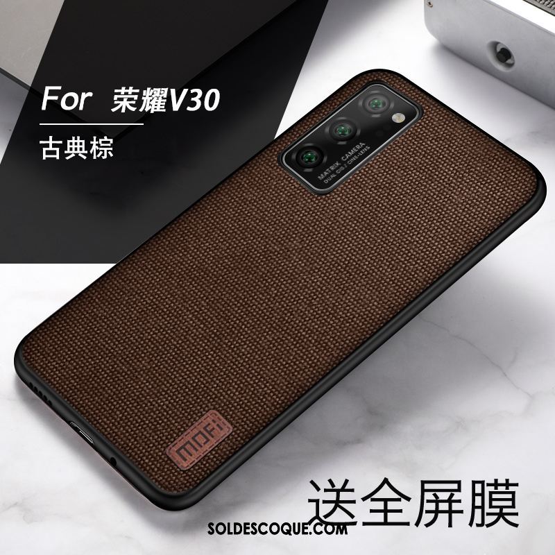 Coque Honor View30 Étui Personnalité Bleu Protection Nouveau En Ligne