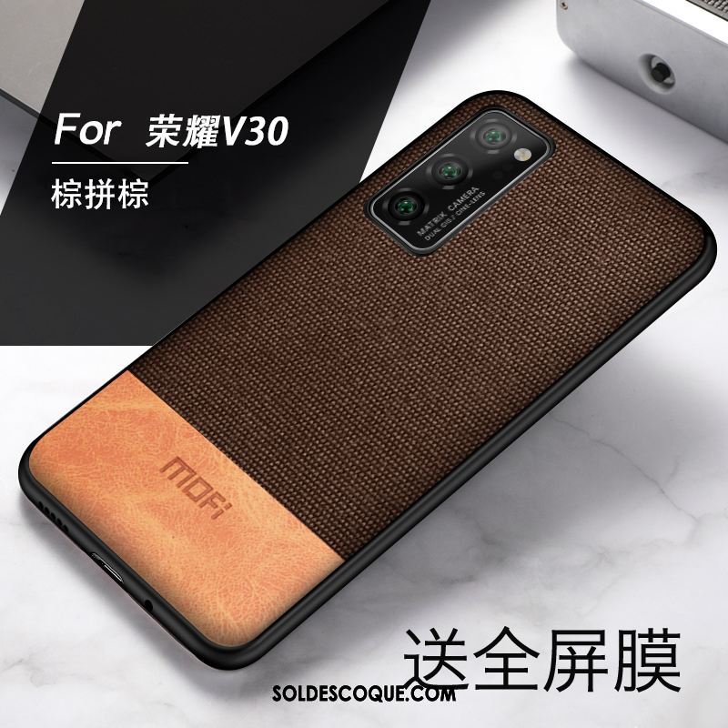 Coque Honor View30 Étui Personnalité Bleu Protection Nouveau En Ligne