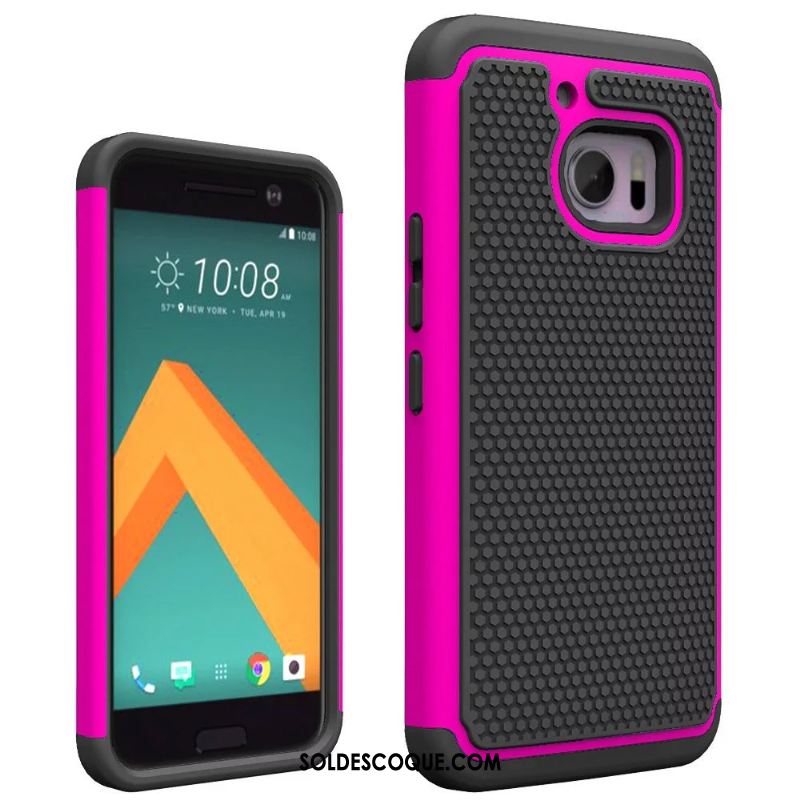 Coque Htc 10 Modèle Fleurie Étui Silicone Téléphone Portable Bleu Pas Cher