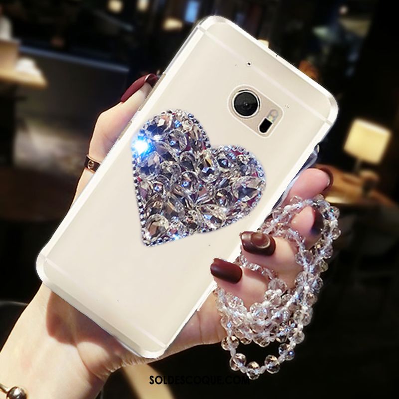 Coque Htc 10 Ornements Suspendus Strass Incassable Étui Amour Soldes