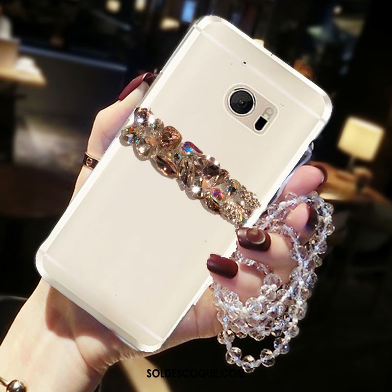 Coque Htc 10 Ornements Suspendus Strass Incassable Étui Amour Soldes