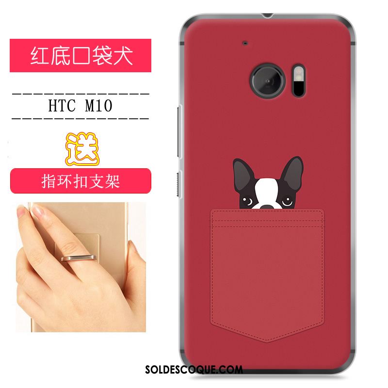 Coque Htc 10 Étui Rose Très Mince Incassable Téléphone Portable Housse Pas Cher