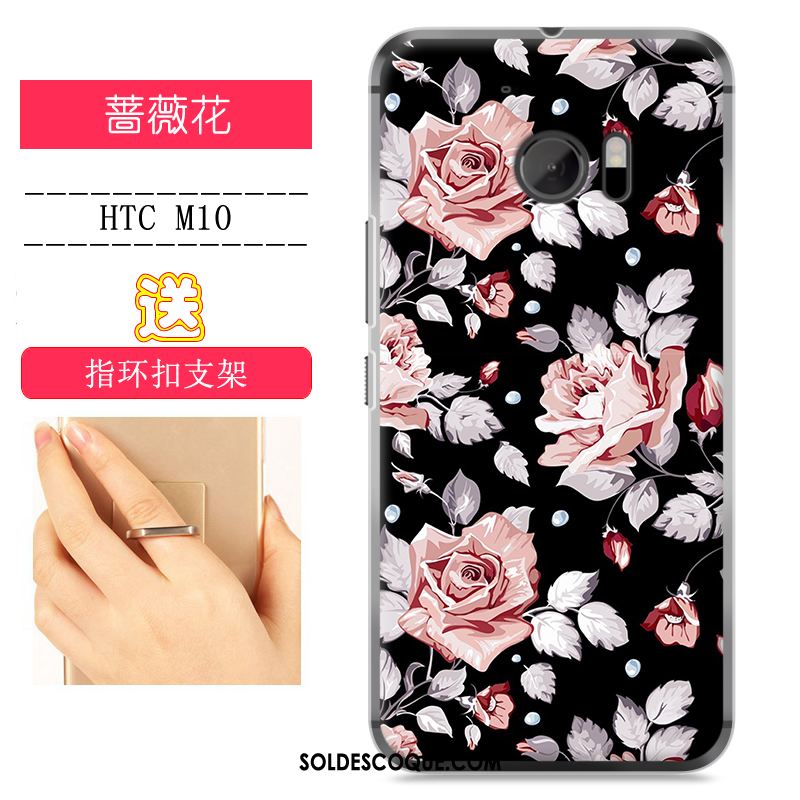 Coque Htc 10 Étui Rose Très Mince Incassable Téléphone Portable Housse Pas Cher